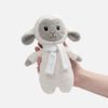 Мягкая игрушка Beastie Toys, овечка с белым шарфом