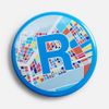 Значок закатной Pinback Print, L