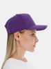 Бейсболка Long Beach, темно-фиолетовая