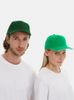 Бейсболка Long Beach, ярко-зеленая с белым