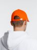 Бейсболка Spiker, оранжевая с белым