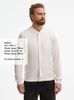 Бомбер унисекс Nuppu, молочно-белый