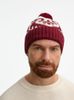 Шапка Wintertude, красная с белым
