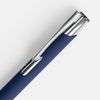Ручка шариковая Keskus Soft Touch, темно-синяя