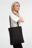 Шопер B4, черный с черными ручками