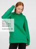 Худи оверсайз унисекс Tolla, зеленое