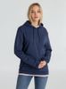 Толстовка с капюшоном унисекс Hoodie, синий меланж
