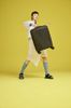 Чемодан Lightweight Luggage S, черный