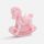 Свеча фигурная «Лошадка-качалка», розовая