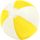 Надувной пляжный мяч Cruise, желтый с белым