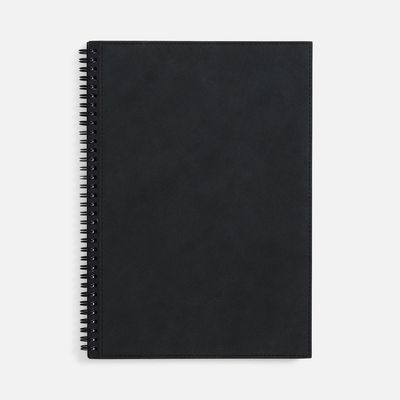 Ежедневник Notera Maxi, недатированный, черный