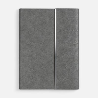 Ежедневник Petrus Flap, недатированный, серый