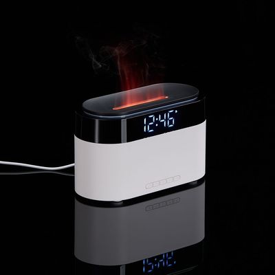 Увлажнитель-ароматизатор с часами и подсветкой ClockWave, белый