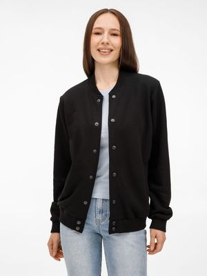 Бомбер унисекс Nuppu, черный