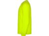 Футболка "Montecarlo " мужская с длинным рукавом, неоновый желтый