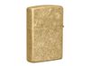 Зажигалка ZIPPO Classic с покрытием Tumbled Brass, латунь/сталь, золотистая, матовая, 38x13x57 мм