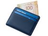 Картхолдер для двух карт и наличных денег с зажимом "Crave", темно-синий