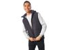 Жилет "Vigour" мужской, черный/стальной