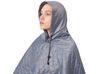 Пончо Cappy с капюшоном на липучке в мешке, серый