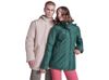 Парка утепленная «America» женская, бутылочный зеленый