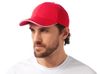 Бейсболка «Cancun», красный/белый
