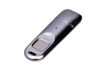 Металлическая флешка со сканером отпечатков пальцев в подарочной упаковке на 256 Гб, серебристый