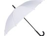 Зонт-трость Reviver с куполом из переработанного пластика, белый