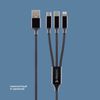 Дата-кабель&nbsp;3&nbsp;в&nbsp;1:&nbsp;micro&nbsp;USB,&nbsp;USB-C,&nbsp;Ligthning,&nbsp;алюминий,&nbsp;1.2м,&nbsp;черный,&nbsp;Deppa