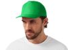Бейсболка "Poly" 5-ти панельная 120 гр, зеленый