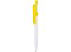 Unica шариковая ручка из переработанной пластмассы - Желтый (черные чернила)
