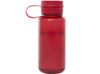 Спортивная бутылка Ryder из переработанного ПЭТ-пластика объемом 900 мл с многофункциональной крышкой, сертифицированная RCS - Красный