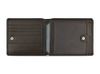 Портмоне BUGATTI Bomba, с защитой данных RFID, коричневое, кожа/полиэстер, 12х2х9,5 см
