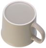 Матовая кружка Nancy 360 мл цветная снаружи, белая внутри, бежевый