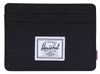 Herschel Charlie держатель для карт с RFID-защитой из переработанного материала - сплошной черный