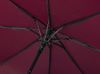Зонт-полуавтомат Roof с куполом из переработанного пластика, бургунди 7421C