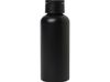 Trinity бутылка для воды из переработанного алюминия, сертифицированного согласно RCS, объемом 600 мл, с крышкой из переработ - сплошной черный