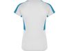 Футболка "Suzuka" женская, белый/бирюзовый