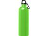 Одностенная бутылка для воды с карабином Oregon, изготовленная из нержавеющей стали, сертифицированной по стандарту RCS, объемом 750 мл - Зеленое яблоко