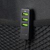 АЗУ 1 USB + 3 USB для пассажиров, QC 3.0, 7А, алюминий, графит, Deppa