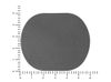ПАТЧ ОВАЛ nubuk (серый) 6,0 х 5,0 см