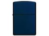 Зажигалка ZIPPO Classic с покрытием Navy Matte, латунь/сталь, синяя, матовая, 38x13x57 мм