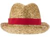 Pricus соломенная шляпа - Красный / Натуральный
