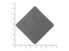 ПАТЧ РОМБ nubuk (серый) 7,6 х 7,6 см