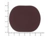 ПАТЧ ОВАЛ soft-touch (коричневый ) 6,0 х 5,0 см