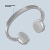 Беспроводные накладные наушники Stereo Light, BT 5.4, 300 мАч, cеребристый, Deppa
