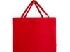 Odessa большая эко-сумка из переработанного хлопка, сертифицированного согласно GRS, плотностью 220 г/м² - Красный