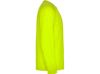 Футболка "Montecarlo " мужская с длинным рукавом, неоновый желтый