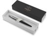 Шариковая ручка Parker Jotter Essential, Satin Black CT, стержень: M, цвет чернил : blue или black