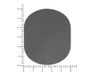 ПАТЧ ОВАЛ nubuk (серый) 6,0 х 5,0 см