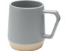 Dolce керамическая кружка объемом 300 мл с матовой отделкой, серый